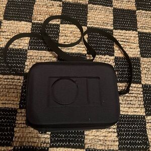 Black Camera Case Crossbody Bag